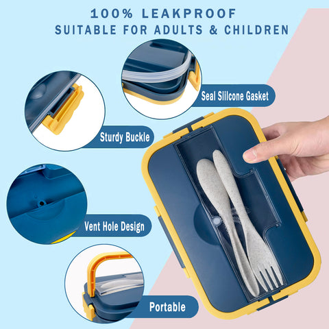 Lunch Box Versatile Leak-Proof Insulated Lunch Box