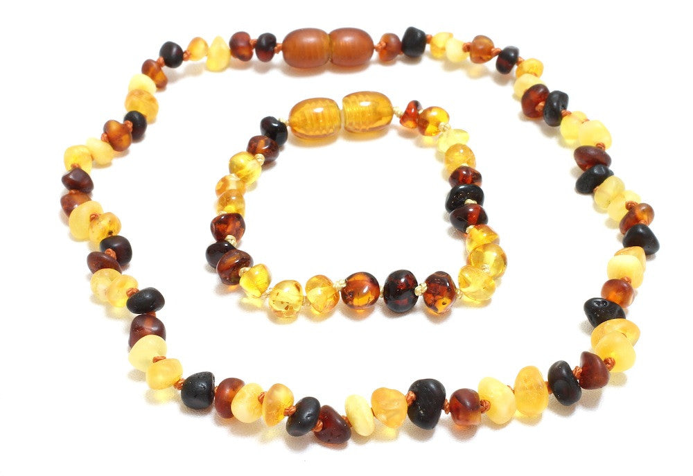 Amber Necklace and Bracelet