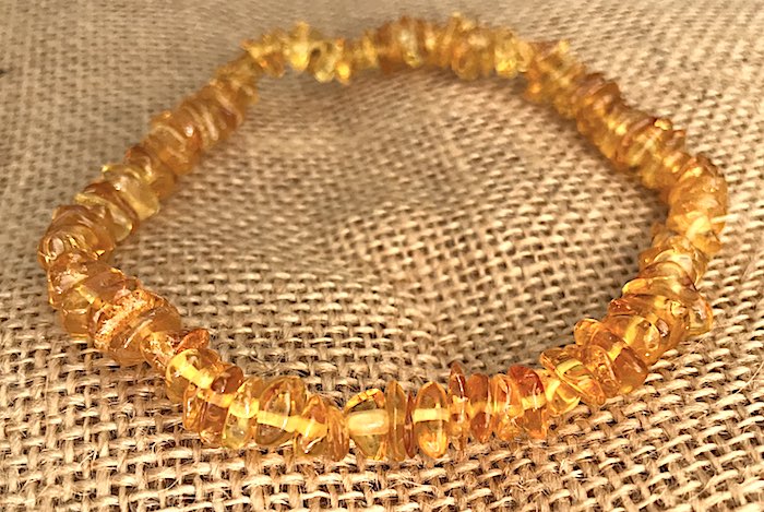Honey Amber Anklet
