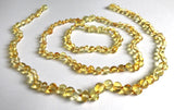 Set for Mother and Baby | Lemon Amber necklace
