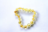 Baby Baltic Lemon Amber teething anklet