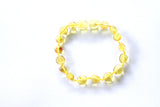 Baby Baltic Lemon Amber teething anklet