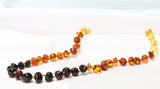 Rainbow Baltic Amber teething necklace