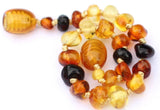 Baby Rainbow Baltic Amber teething bracelet.