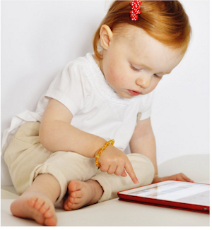Baby amber clearance teething bracelet