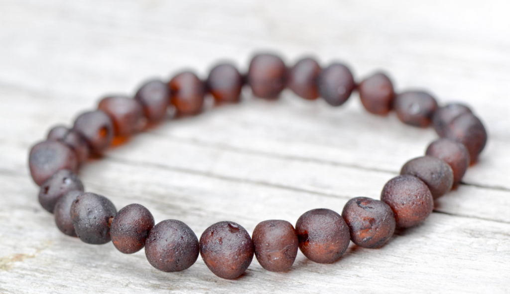 New Elastic Bracelet - Baby Baltic Cherry Amber