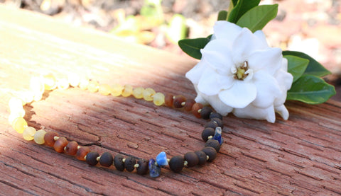 New Dusk & Dawn Baby Baltic Amber teething necklace -