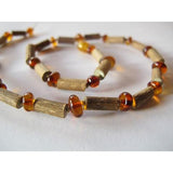 New Arrival - HAZELWOOD Cognac Baltic Amber Necklace - For Baby