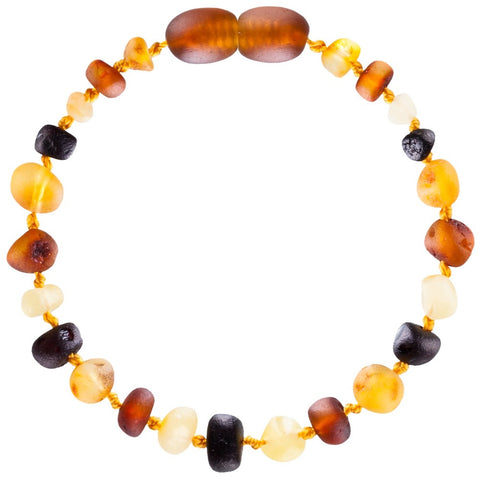 Amber teething Anklet