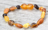 New Multi Four Beans Baby Baltic Amber teething Bracelet
