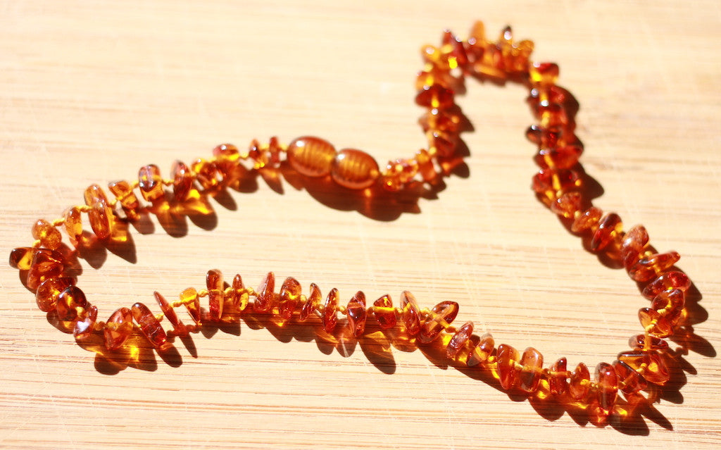Certified Baltic Brown Amber teething necklace Free Shipping