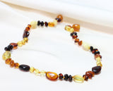 Baltic Amber teething necklace - Baby Gypsy necklace