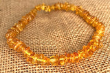 Honey Amber Anklet