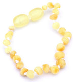 Baby Raw Unpolished Butter Ball Baltic Amber bracelet