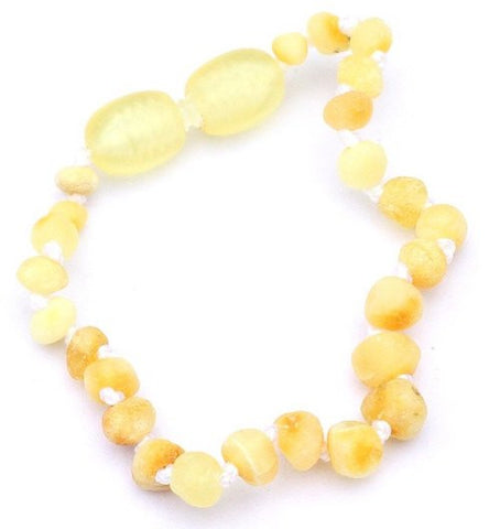 Baby Raw Unpolished Butter Ball Baltic Amber bracelet