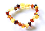 Multi Four Baltic Amber Teething baby Bracelet