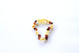 Multi Four Baltic Amber Teething baby Bracelet