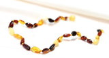 Multi Four Baltic Amber Teething Beads