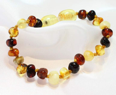 Baltic Amber Teething Anklet