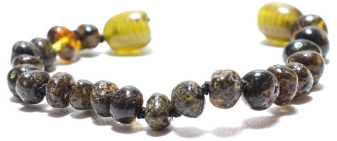 Amber teething anklet 