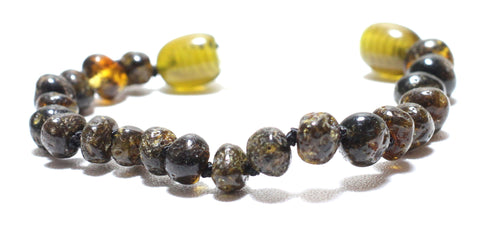 Passion Fruit Baltic Amber teething Bracelet