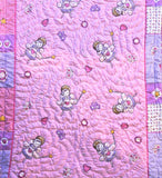 100% Handmade Cotton Baby Quilt - Quilt for baby Girl