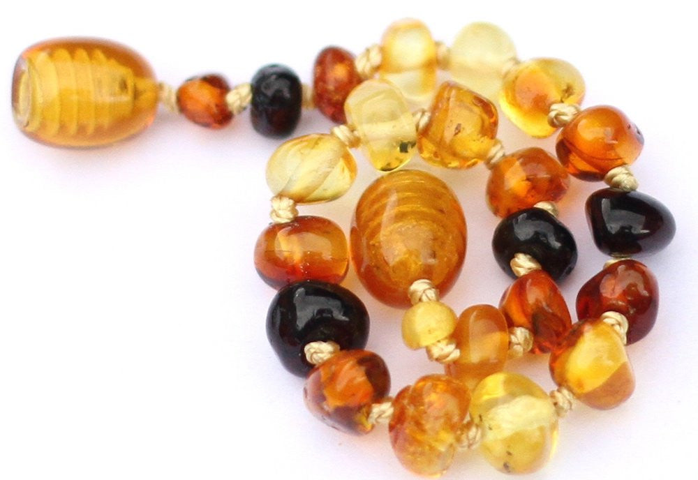 Real amber hotsell teething bracelet