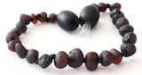 Dark Amber teething necklace