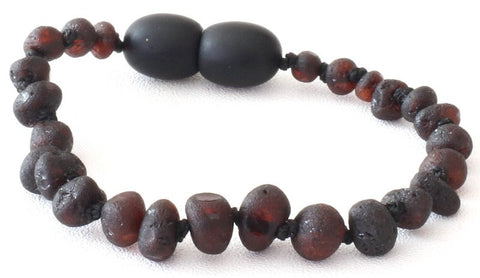 Amber teething necklace
