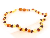Unpolished Amber teething necklace