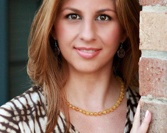 Set for Mother and Baby | Lemon Amber necklace