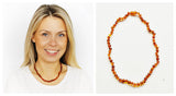 Set for Mother and Baby | Cognac Amber necklace