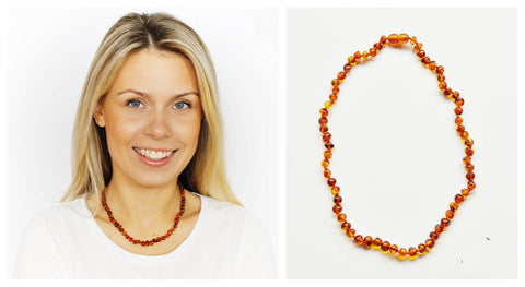 Gorgeous Adult Cognac Baltic Amber Necklace