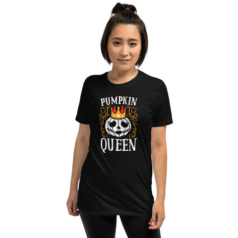 For her Short-Sleeve Unisex T-Shirt - Pumpkin Queen Halloween 2020