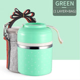 Japanese Thermal Lunch Stainless Steel Box
