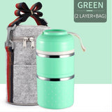 Japanese Thermal Lunch Stainless Steel Box