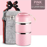Japanese Thermal Lunch Stainless Steel Box