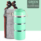 Japanese Thermal Lunch Stainless Steel Box