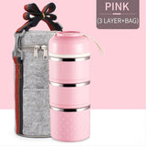 Japanese Thermal Lunch Stainless Steel Box