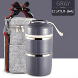 Japanese Thermal Lunch Stainless Steel Box