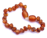 Row Unpolished Amber teething Bracelet