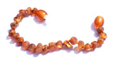 Row Unpolished Amber teething Bracelet